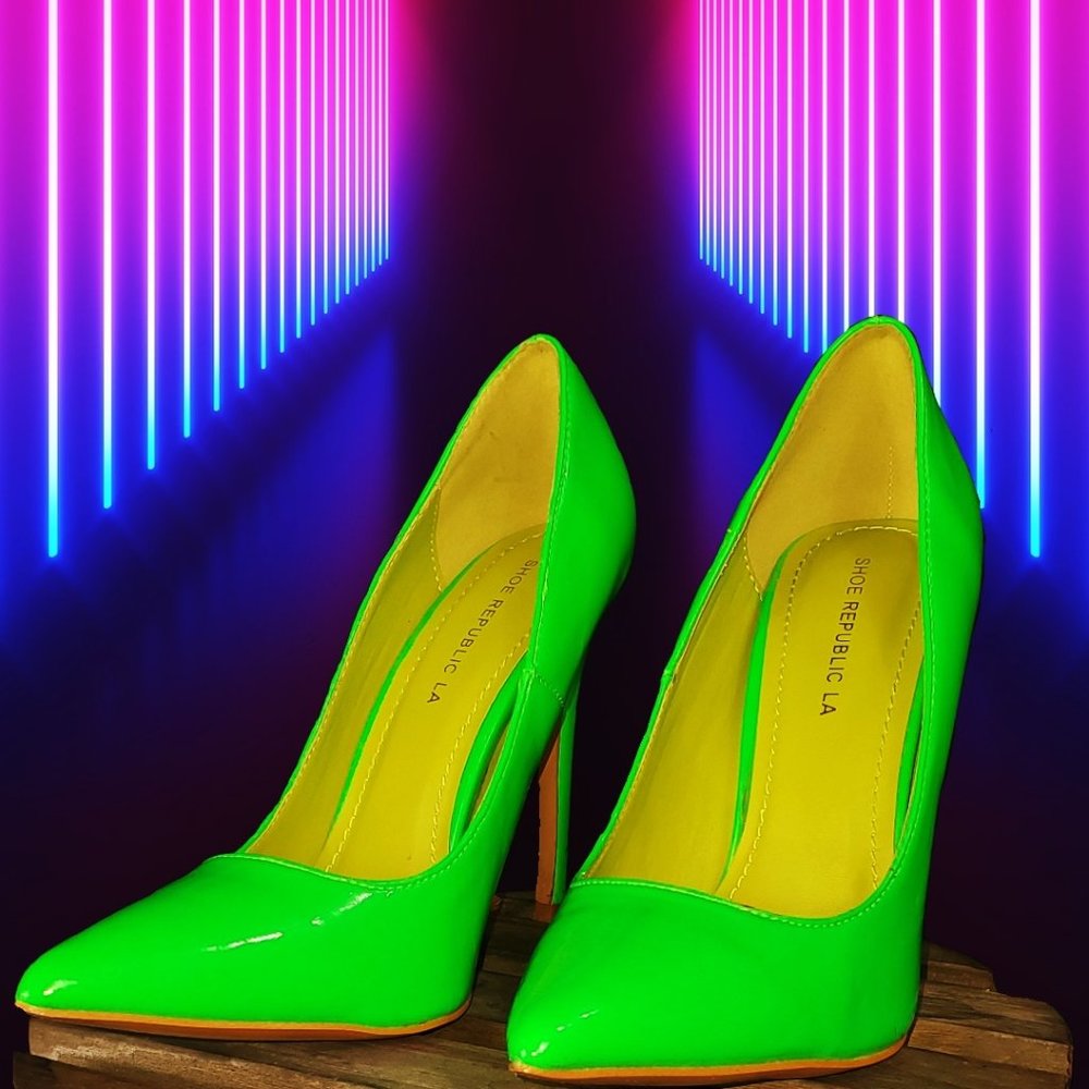 COPY - Neon Green Pumps/Shoe Republic LA